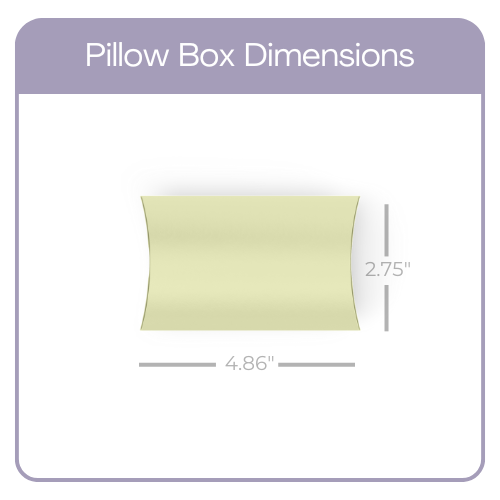 Cream Pillow Box - Set of 2