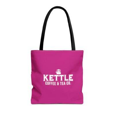 Pink Tote Bag with Kettle Logo (3 sizes)